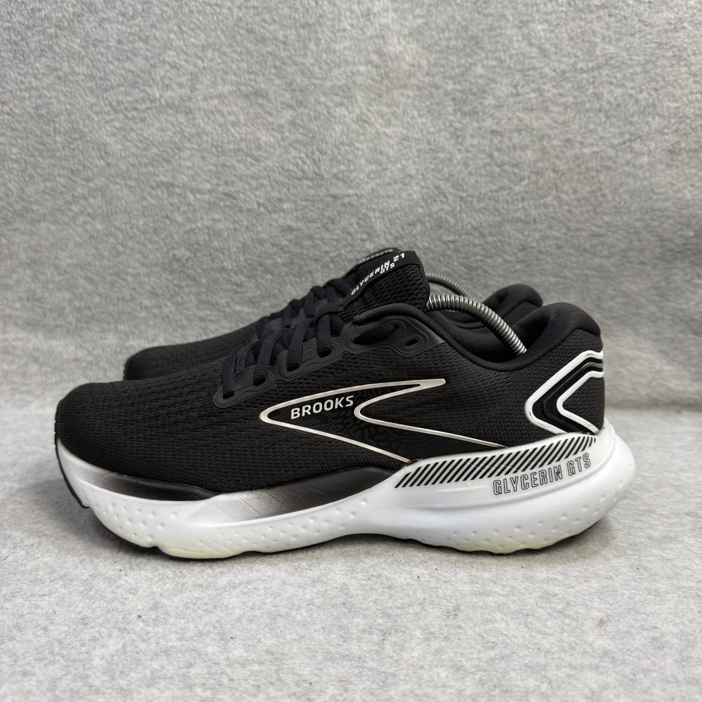 Brooks Glycerin 20 Black White Athletic Running Shoes
